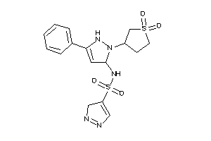 N-[2-(1,1-diketothiolan-3-yl)-5-phenyl-3-pyrazolin-3-yl]-3H-pyrazole-4-sulfonamide