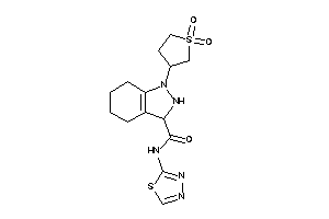 1-(1,1-diketothiolan-3-yl)-N-(1,3,4-thiadiazol-2-yl)-2,3,4,5,6,7-hexahydroindazole-3-carboxamide