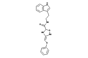 N-[2-(1H-indol-3-yl)ethyl]-3-(phenoxymethylene)-1,2,4-oxadiazolidine-5-carboxamide