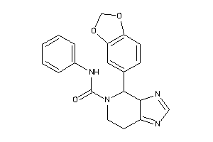 4-(1,3-benzodioxol-5-yl)-N-phenyl-3a,4,6,7-tetrahydroimidazo[4,5-c]pyridine-5-carboxamide