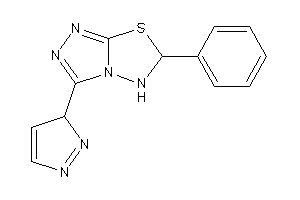 6-phenyl-3-(3H-pyrazol-3-yl)-5,6-dihydro-[1,2,4]triazolo[3,4-b][1,3,4]thiadiazole