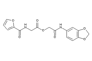 2-(2-furoylamino)acetic Acid [2-(1,3-benzodioxol-5-ylamino)-2-keto-ethyl] Ester