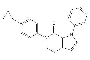 6-(4-cyclopropylphenyl)-1-phenyl-4,5-dihydropyrazolo[3,4-c]pyridin-7-one