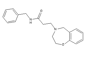 N-benzyl-3-(3,5-dihydro-2H-1,4-benzoxazepin-4-yl)propionamide