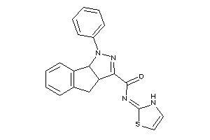 1-phenyl-N-(4-thiazolin-2-ylidene)-4,8b-dihydro-3aH-indeno[1,2-c]pyrazole-3-carboxamide