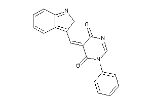 5-(2H-indol-3-ylmethylene)-1-phenyl-pyrimidine-4,6-quinone