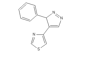 4-(3-phenyl-3H-pyrazol-4-yl)thiazole