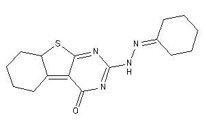 2-(N'-cyclohexylidenehydrazino)-6,7,8,8a-tetrahydro-5H-benzothiopheno[2,3-d]pyrimidin-4-one