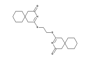 4-[2-[(2-keto-3-azaspiro[5.5]undec-3-en-4-yl)thio]ethylthio]-3-azaspiro[5.5]undec-3-en-2-one