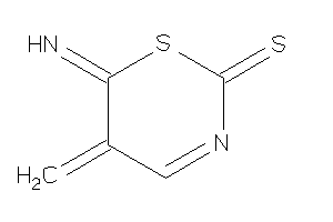 6-imino-5-methylene-1,3-thiazine-2-thione