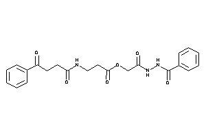 Image of 3-[(4-keto-4-phenyl-butanoyl)amino]propionic Acid [2-(N'-benzoylhydrazino)-2-keto-ethyl] Ester