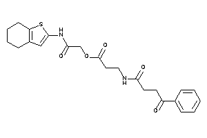 Image of 3-[(4-keto-4-phenyl-butanoyl)amino]propionic Acid [2-keto-2-(4,5,6,7-tetrahydrobenzothiophen-2-ylamino)ethyl] Ester
