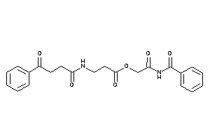 Image of 3-[(4-keto-4-phenyl-butanoyl)amino]propionic Acid (2-benzamido-2-keto-ethyl) Ester