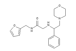 Image of N-(2-furfuryl)-2-[(2-morpholino-1-phenyl-ethyl)amino]acetamide
