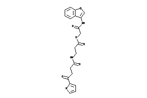 3-[[4-keto-4-(2-thienyl)butanoyl]amino]propionic Acid [2-(benzofuran-3-ylamino)-2-keto-ethyl] Ester