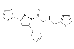 1-[3,5-bis(2-furyl)-2-pyrazolin-1-yl]-2-(2-thenylamino)ethanone