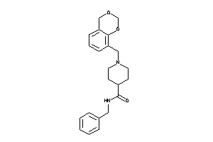 1-(4H-1,3-benzodioxin-8-ylmethyl)-N-benzyl-isonipecotamide