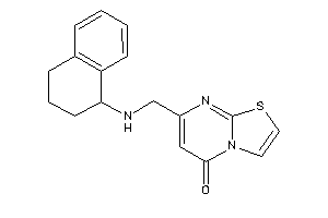 Image of 7-[(tetralin-1-ylamino)methyl]thiazolo[3,2-a]pyrimidin-5-one