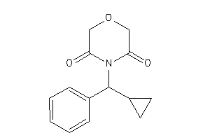 4-[cyclopropyl(phenyl)methyl]morpholine-3,5-quinone