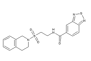 N-[2-(3,4-dihydro-1H-isoquinolin-2-ylsulfonyl)ethyl]piazthiole-5-carboxamide