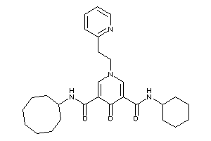 N-cyclohexyl-N'-cyclooctyl-4-keto-1-[2-(2-pyridyl)ethyl]dinicotinamide