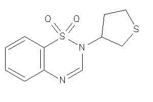 2-tetrahydrothiophen-3-ylbenzo[e][1,2,4]thiadiazine 1,1-dioxide