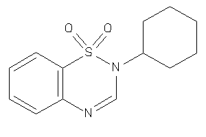 2-cyclohexylbenzo[e][1,2,4]thiadiazine 1,1-dioxide