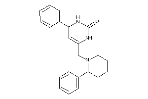 4-phenyl-6-[(2-phenylpiperidino)methyl]-3,4-dihydro-1H-pyrimidin-2-one