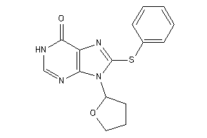 8-(phenylthio)-9-(tetrahydrofuryl)hypoxanthine
