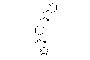 1-(2-anilino-2-keto-ethyl)-N-isothiazol-5-yl-isonipecotamide