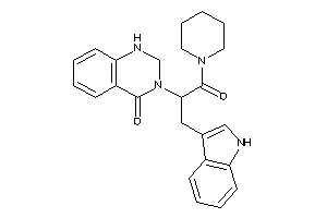 3-[1-(1H-indol-3-ylmethyl)-2-keto-2-piperidino-ethyl]-1,2-dihydroquinazolin-4-one