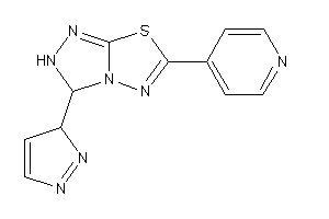 3-(3H-pyrazol-3-yl)-6-(4-pyridyl)-2,3-dihydro-[1,2,4]triazolo[3,4-b][1,3,4]thiadiazole