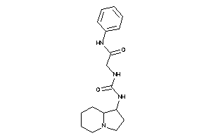 2-(indolizidin-1-ylcarbamoylamino)-N-phenyl-acetamide