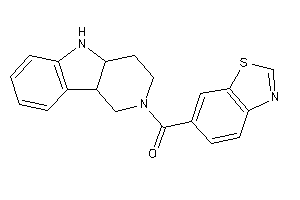 1,3,4,4a,5,9b-hexahydropyrido[4,3-b]indol-2-yl(1,3-benzothiazol-6-yl)methanone
