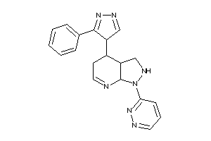 4-(3-phenyl-4H-pyrazol-4-yl)-1-pyridazin-3-yl-2,3,3a,4,5,7a-hexahydropyrazolo[3,4-b]pyridine
