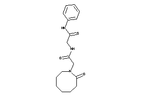 Image of 2-[[2-(2-ketoazocan-1-yl)acetyl]amino]-N-phenyl-acetamide