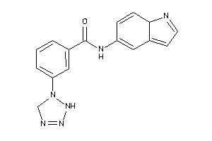 N-(7aH-indol-5-yl)-3-(2,5-dihydrotetrazol-1-yl)benzamide