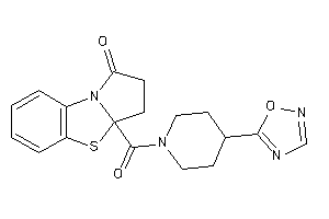 3a-[4-(1,2,4-oxadiazol-5-yl)piperidine-1-carbonyl]-2,3-dihydropyrrolo[2,1-b][1,3]benzothiazol-1-one