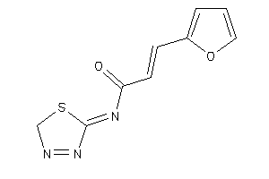 Image of 3-(2-furyl)-N-(2H-1,3,4-thiadiazol-5-ylidene)acrylamide