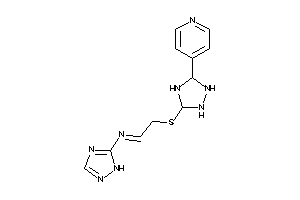 2-[[5-(4-pyridyl)-1,2,4-triazolidin-3-yl]thio]ethylidene-(1H-1,2,4-triazol-5-yl)amine