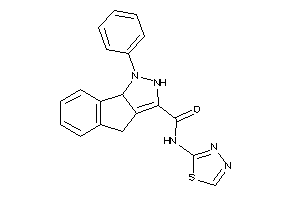 1-phenyl-N-(1,3,4-thiadiazol-2-yl)-4,8b-dihydro-2H-indeno[1,2-c]pyrazole-3-carboxamide