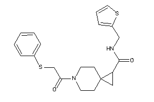 6-[2-(phenylthio)acetyl]-N-(2-thenyl)-6-azaspiro[2.5]octane-1-carboxamide