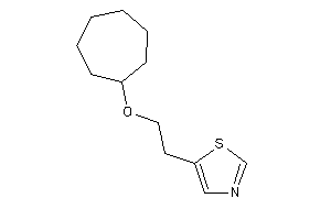 5-[2-(cycloheptoxy)ethyl]thiazole