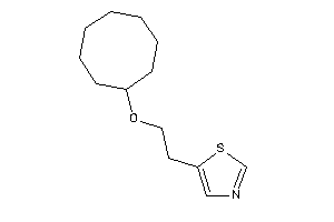 5-[2-(cyclooctoxy)ethyl]thiazole