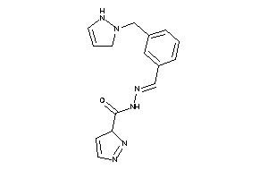 N-[[3-(3-pyrazolin-1-ylmethyl)benzylidene]amino]-3H-pyrazole-3-carboxamide