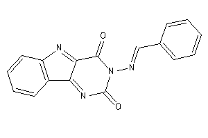 Image of 3-(benzalamino)pyrimido[5,4-b]indole-2,4-quinone