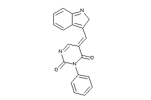 Image of 5-(2H-indol-3-ylmethylene)-3-phenyl-pyrimidine-2,4-quinone