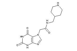 2-(2,6-diketo-3H-purin-7-yl)-N-(4-piperidylmethyl)acetamide