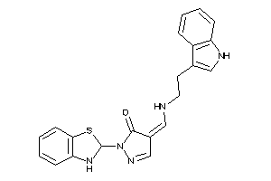 2-(2,3-dihydro-1,3-benzothiazol-2-yl)-4-[[2-(1H-indol-3-yl)ethylamino]methylene]-2-pyrazolin-3-one