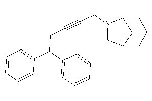 6-(5,5-diphenylpent-2-ynyl)-6-azabicyclo[3.2.1]octane